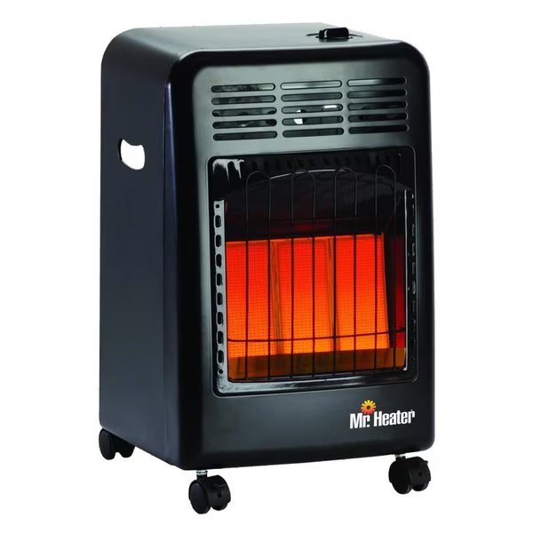 450 sq ft Propane Radiant Portable Heater 18000 BTU, Mr. Heater, Mfr#: F227500